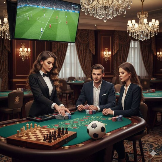乐弈棋牌桌游室 欢乐场景